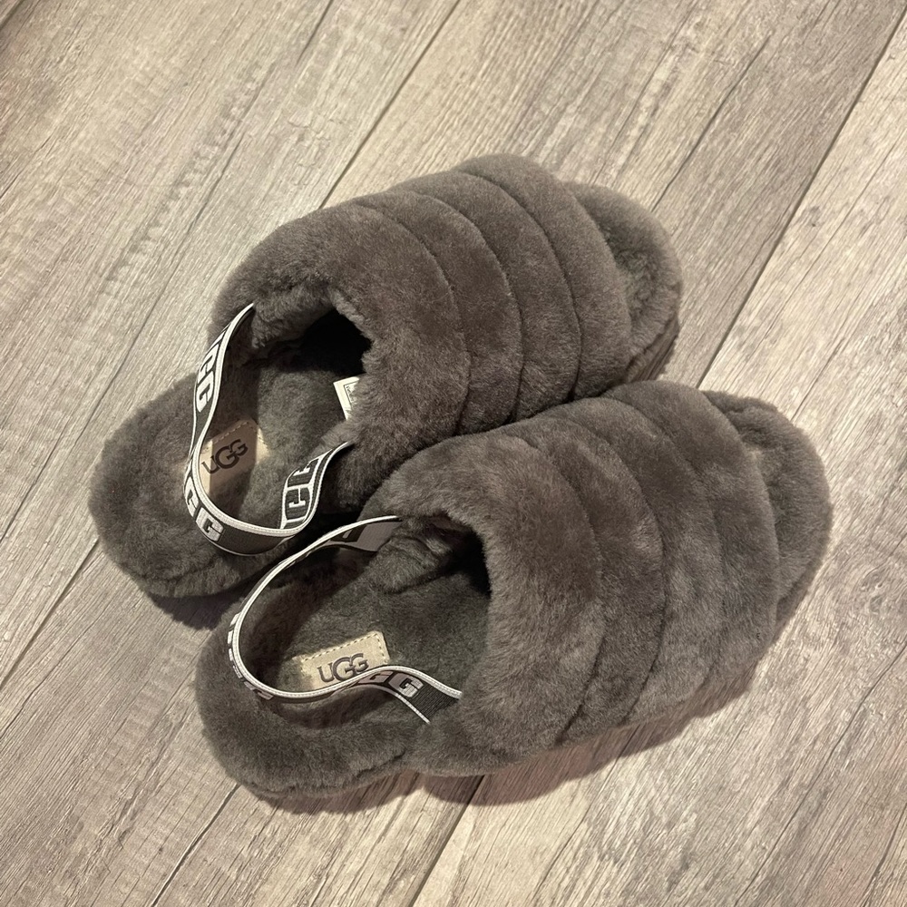 ugg fluff yeah slippers